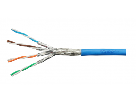 Schrack Kabl inst.Cat.7 S/FTP - 1000 Mhz, 4x2xAWG-23, LS0H,30% plavi Kotur 500m HSKP423HP5