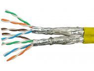 Schrack S/FTP inst. kabl cat.7a,8x2xAWG22/1,1200MHz,LS0H-3,50%,žuti