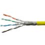 Schrack S/FTP inst. kabl cat.7a,4x2xAWG22/1,1200MHz,LS0H-3,50%,žuti/100 - slika 1